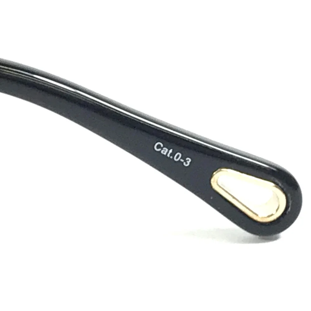 Chloe Sunglasses CH0196S 001 Shiny Black Oversized Purple Photochromic 53-16-140